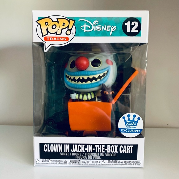Funko: Nightmare Before Christmas Clown in Jack-in-the-Box Cart